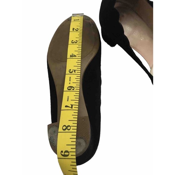 Kate Spade Black Kid Suede Pump/ Shoes Size 6M Black Color - Picture 10 of 13